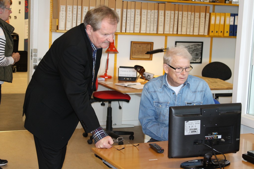 John Holmer (tv) og Ove Rye Jørgensen 