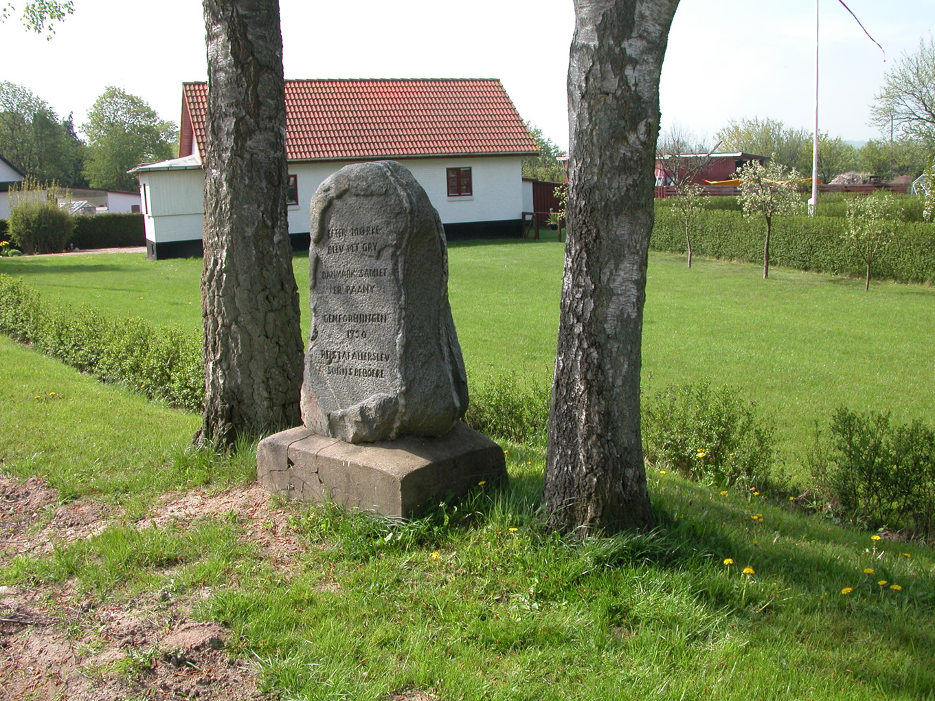 Genforenings-stenene i kommune – Præstø Lokalhistoriske Arkiv